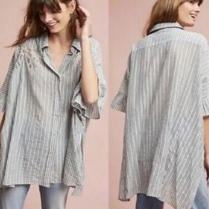 Anthropologie Maeve Betty Oversized Button Down Size XS/Small